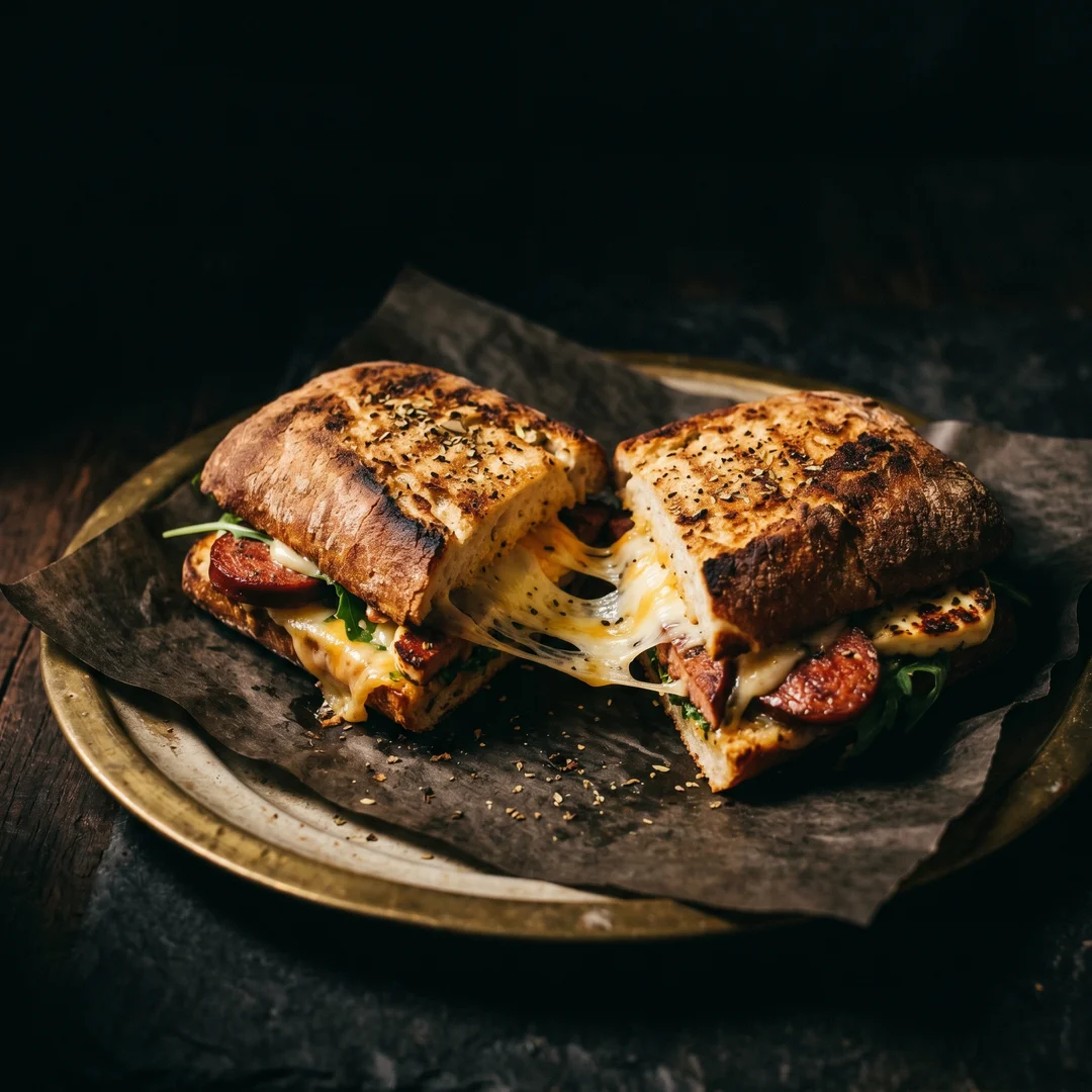 Hellim & Sucuk Panini